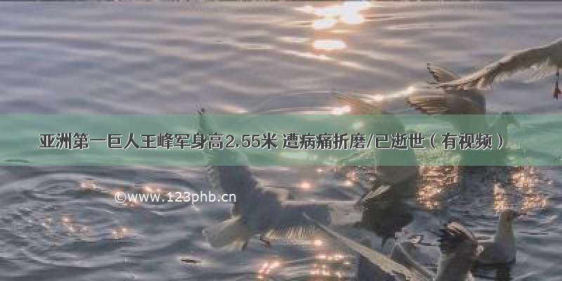 亚洲第一巨人王峰军身高2.55米 遭病痛折磨/已逝世（有视频）